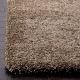 Modern Beige Shaggy Hall Rug